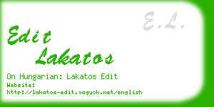 edit lakatos business card